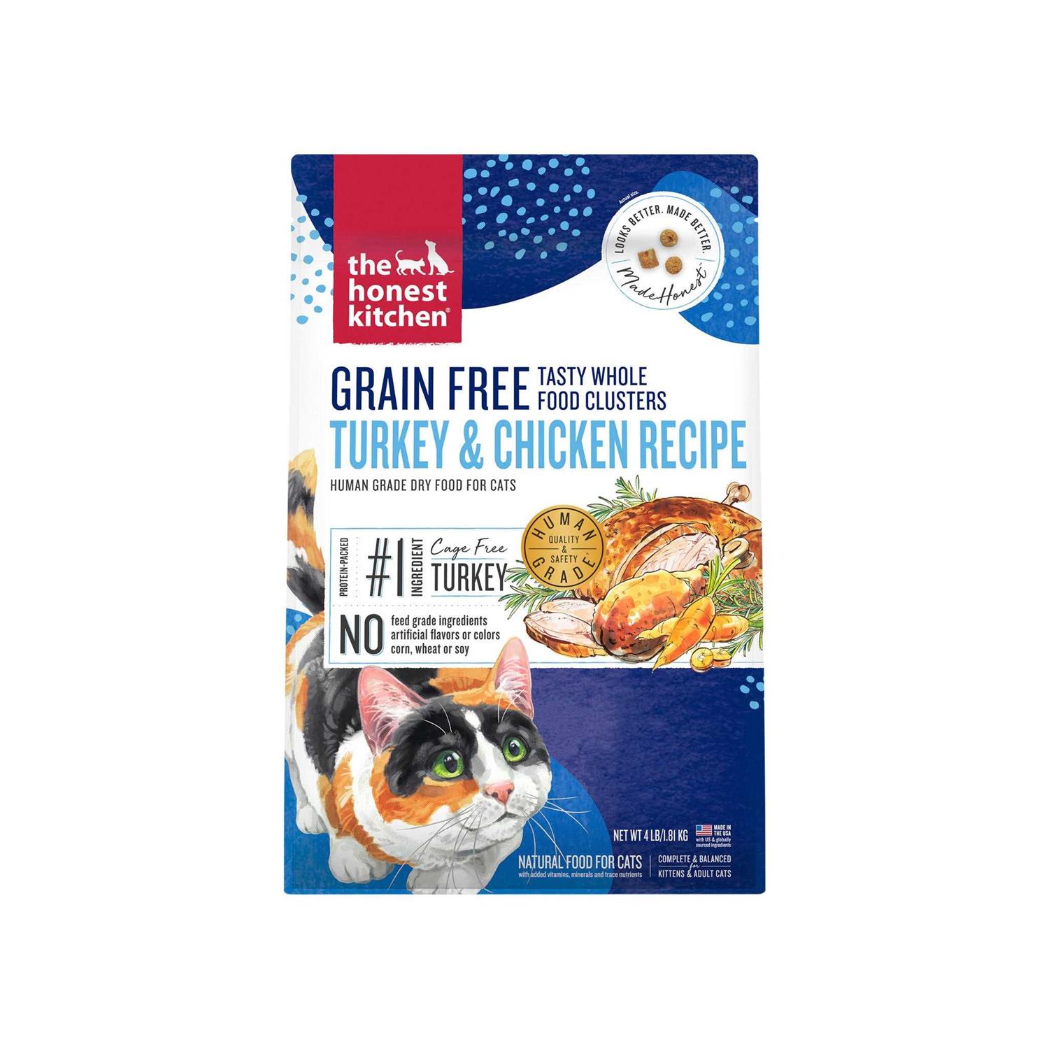 The Honest Kitchen Grain-Free Chicken Whole Food Clusters Dry Cat Food - Nail Gallerys
