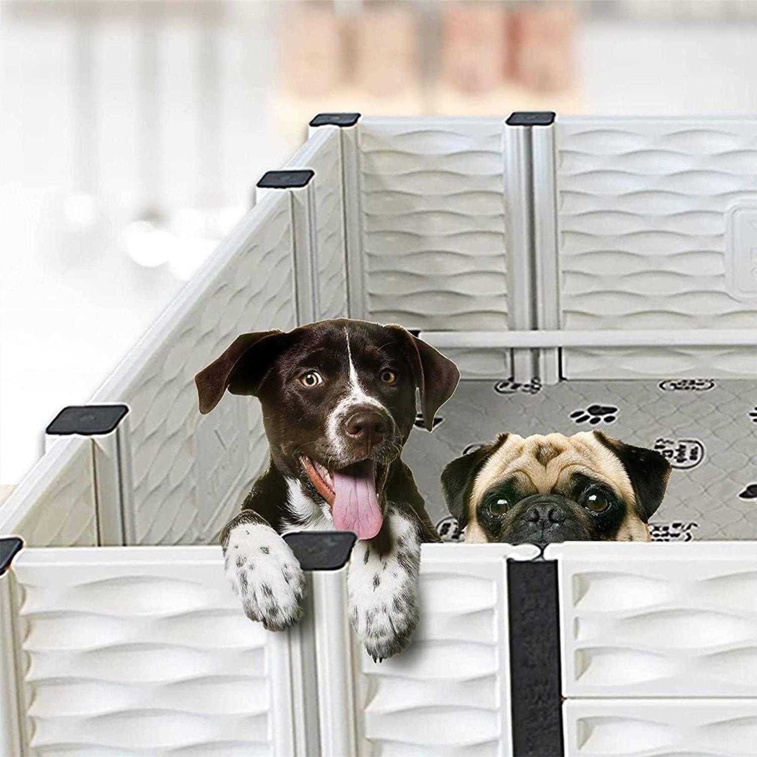 EZwhelp EZclassic Puppy Dog Whelping Box Playpen w/Rails & Liner - Nail Gallerys