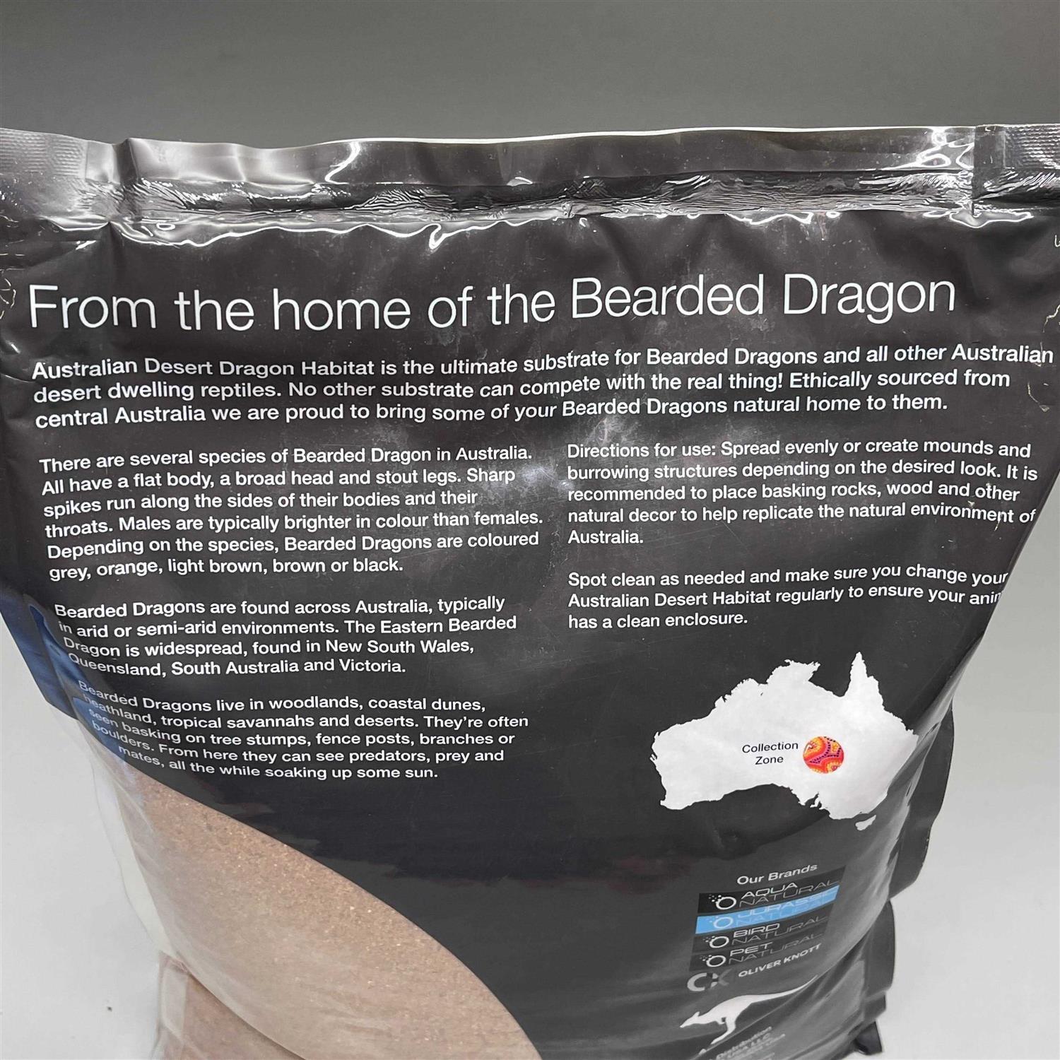 Jurassic Natural Australian Desert Dragon Habitat - Nail Gallerys