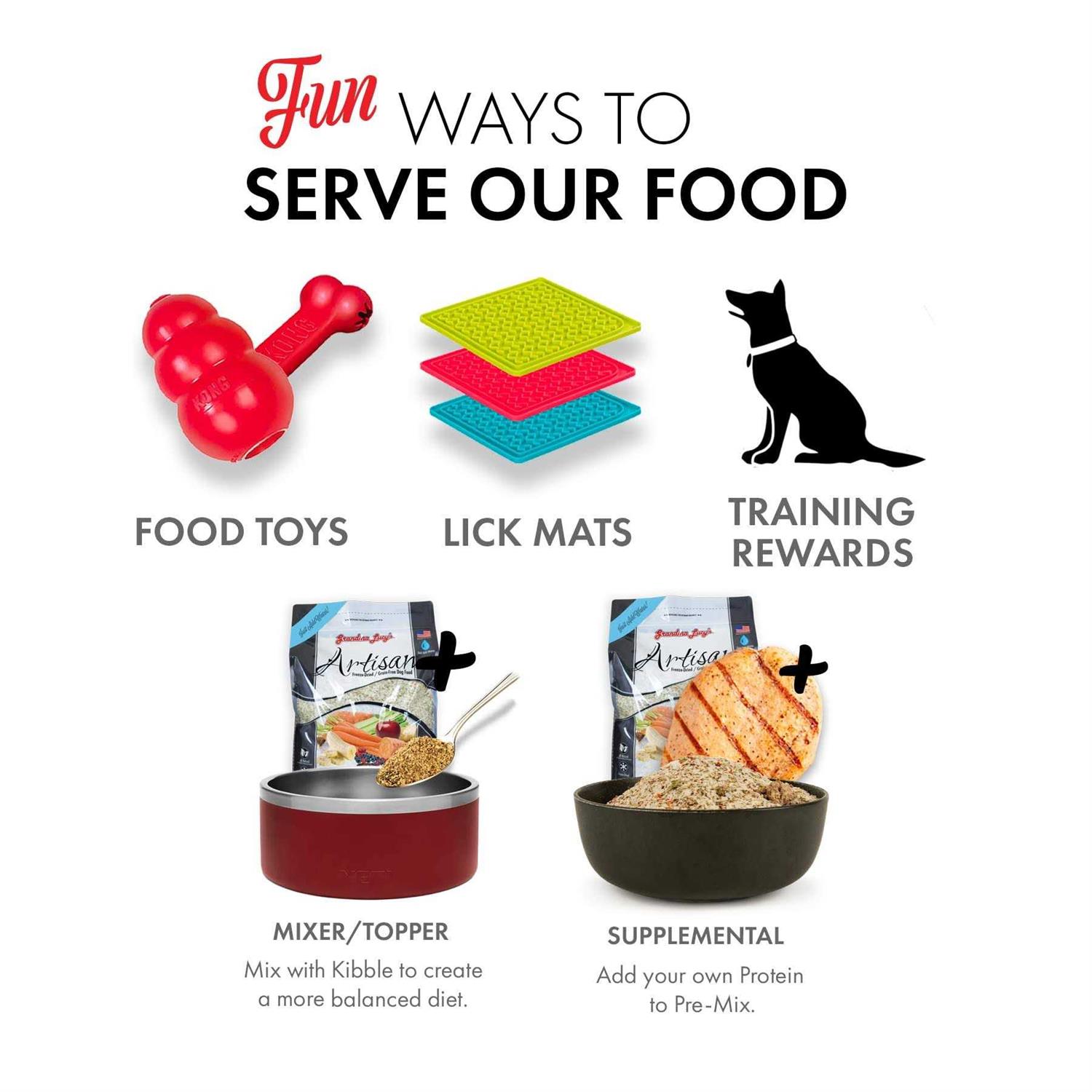 Grandma Lucy’s Artisan Grain-Free Freeze-Dried Dog Food Pre Mix - Nail Gallerys