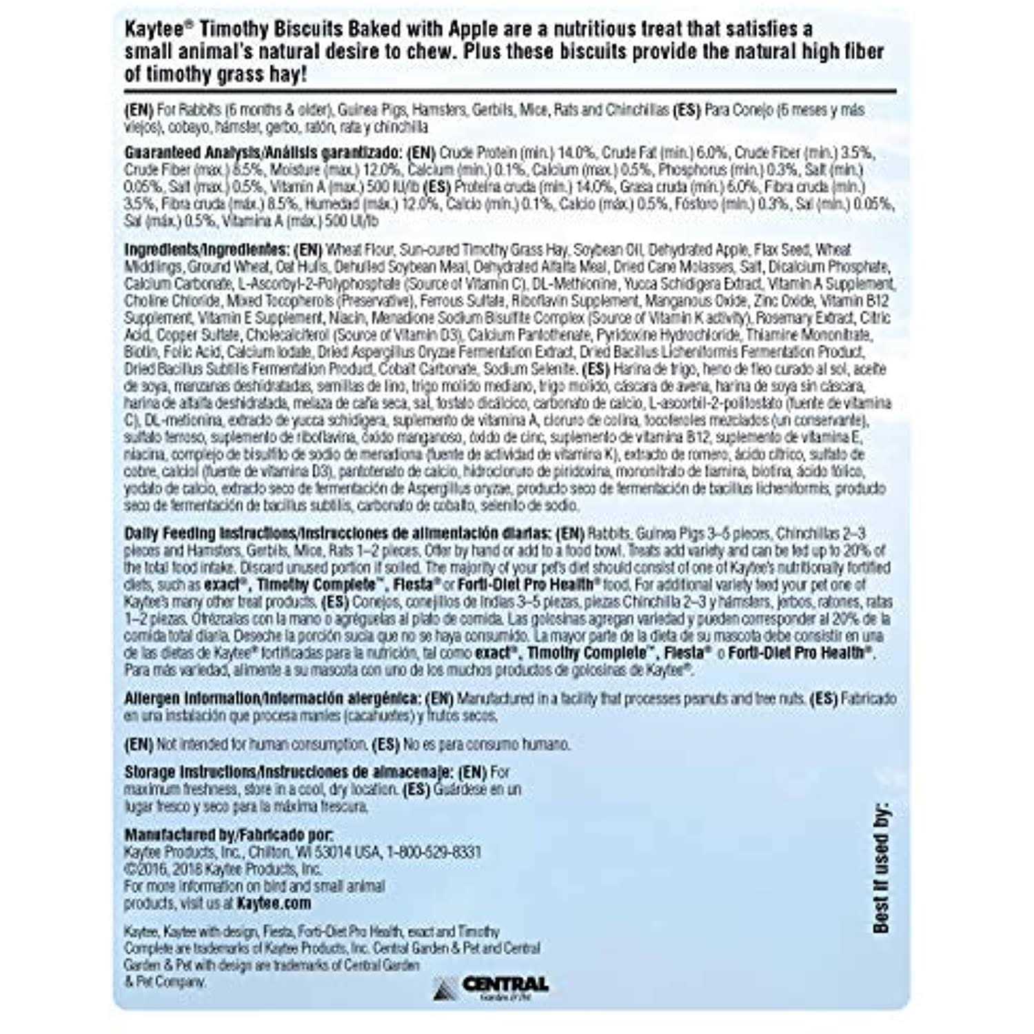 Kaytee Timothy Biscuits Baked Treat - Nail Gallerys