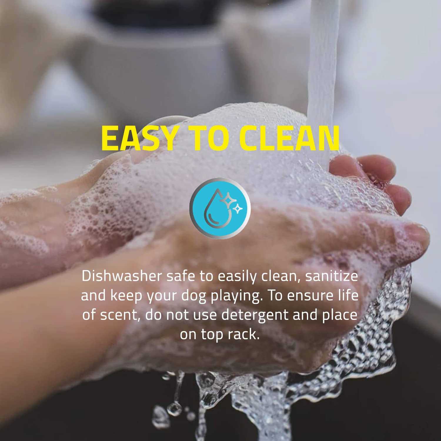 Playology Squeaky Chew Ball Dog Toy - Nail Gallerys