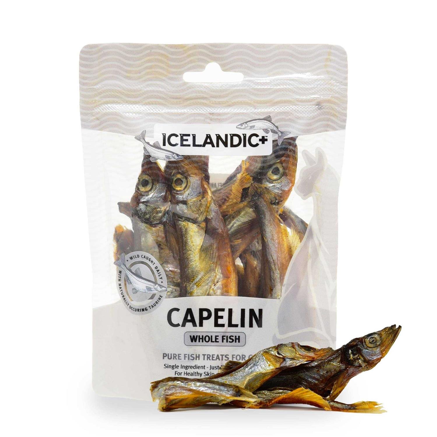 Icelandic+ Capelin Whole Fish Cat Treats - Nail Gallerys