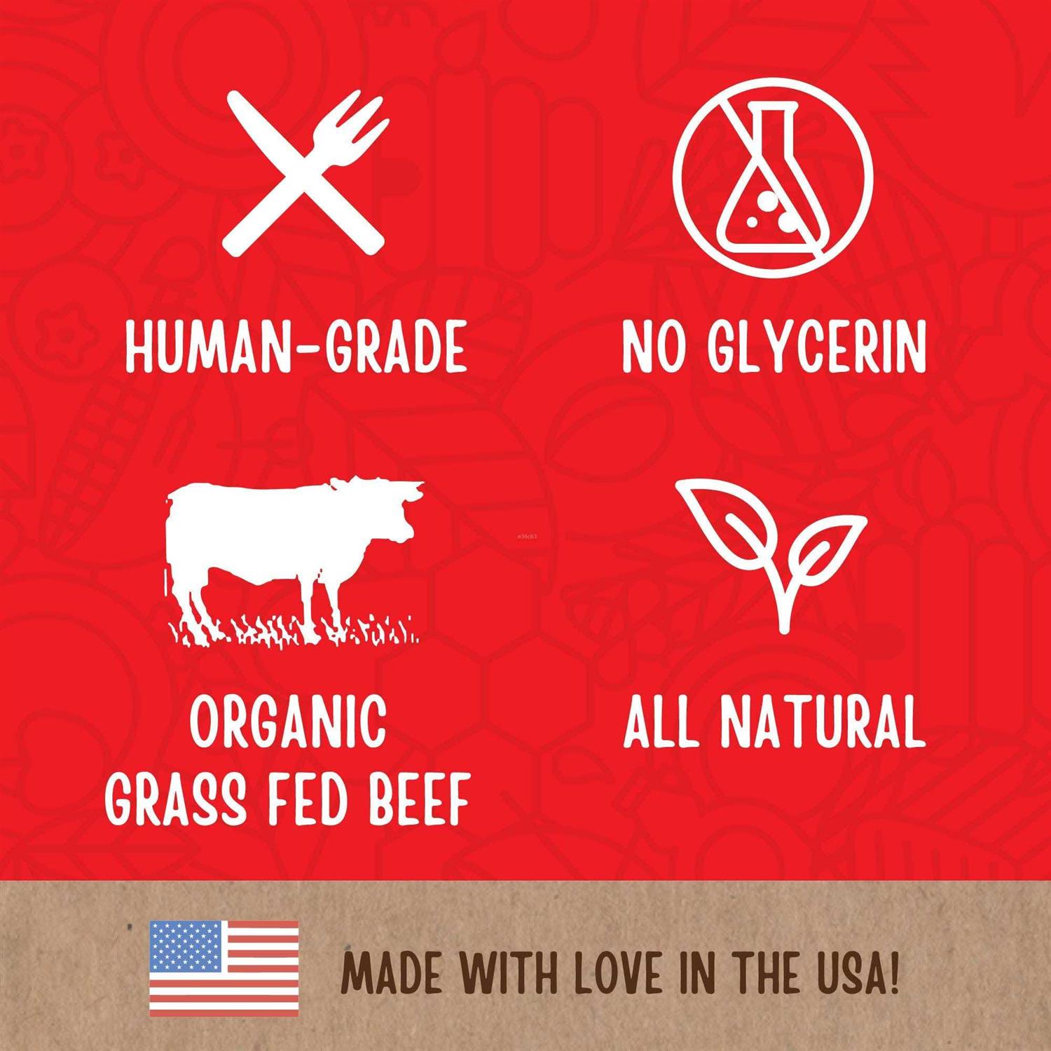 Full Moon Organic Beef Jerky Human-Grade Dog Treats - Nail Gallerys