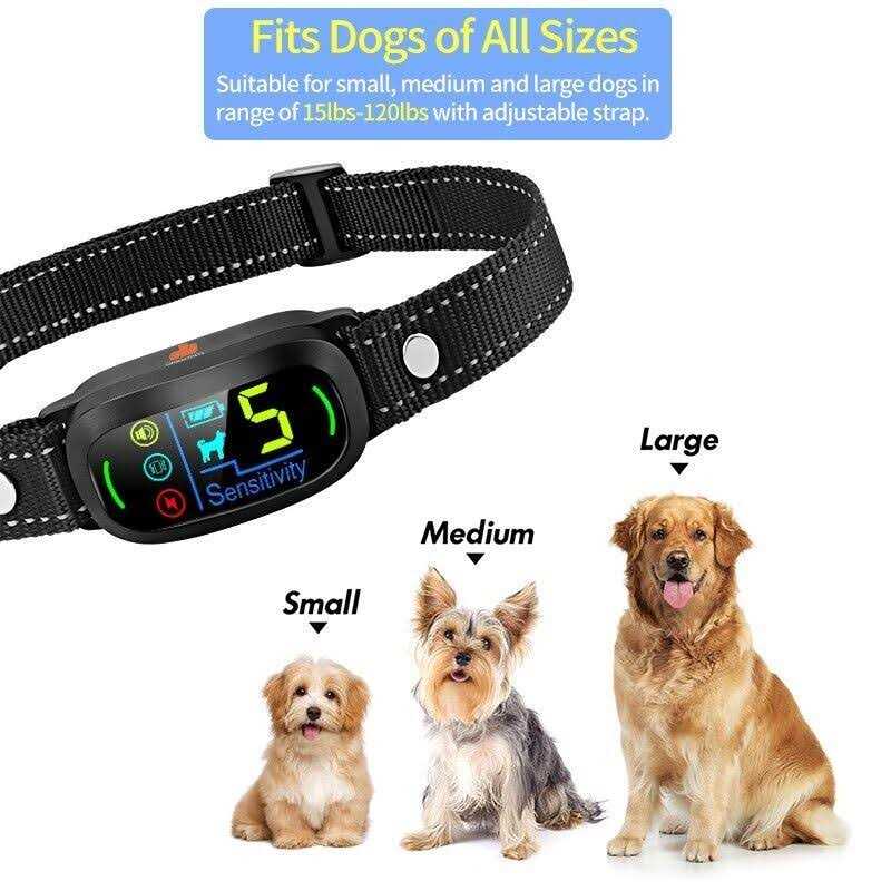 GroovyPets Smart Barking Control Waterproof Automatic Anti bark Dog Collar - Nail Gallerys