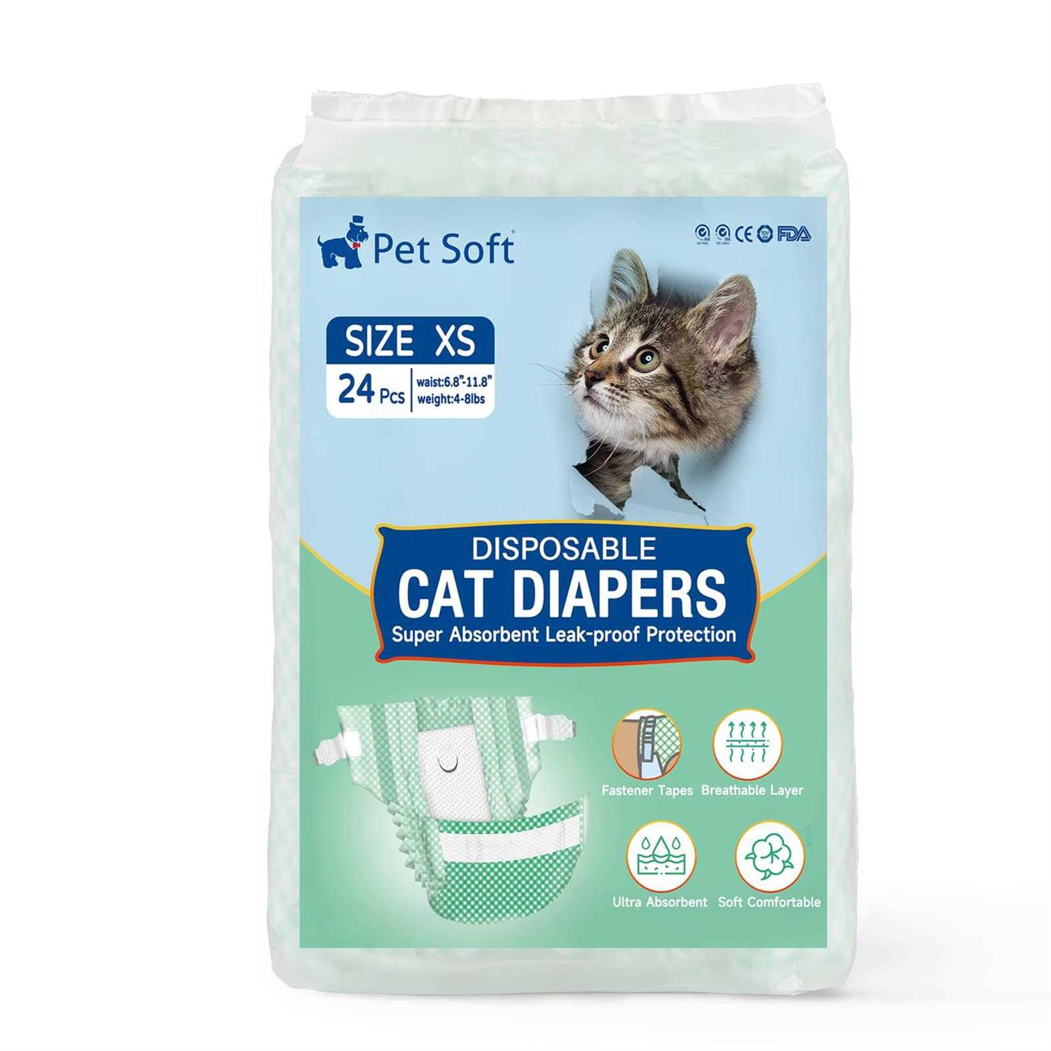 Pet Soft Disposable Cat Diapers Female Dog Diapers for Cats & Dogs in Heat Period or Urine Incontinence - Nail Gallerys