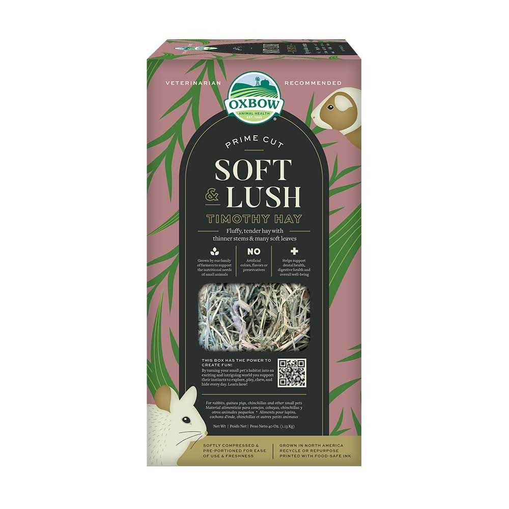 Oxbow Prime Cut Soft & Lush Timothy Hay Small Pet Food - Nail Gallerys