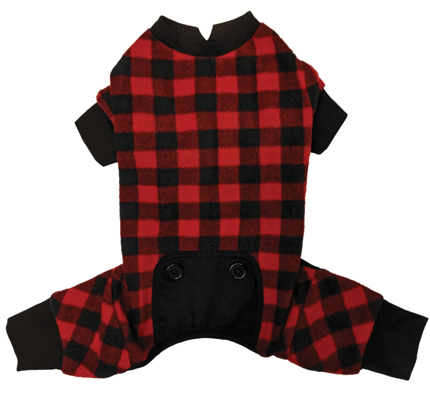 Buffalo Plaid Dog Pajamas - Nail Gallerys