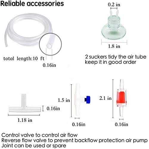 Anxunjim Aquarium Groot Air Bubbler Decorations Fish Tank Air Stone Set - Nail Gallerys