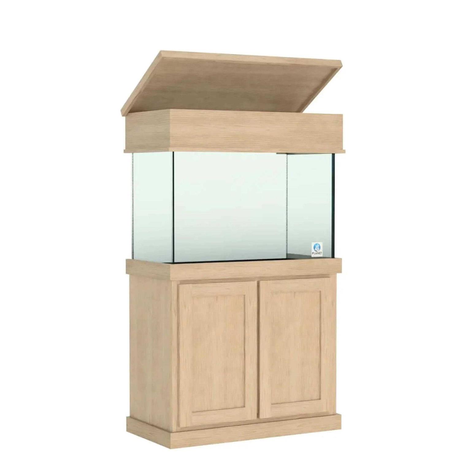 Coastal Aquarium Designs Classic Oak 36 X Canopy - Nail Gallerys