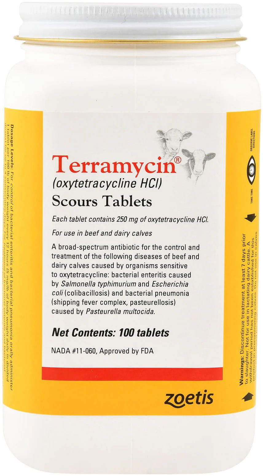 Terramycin Scour Tablets - Nail Gallerys