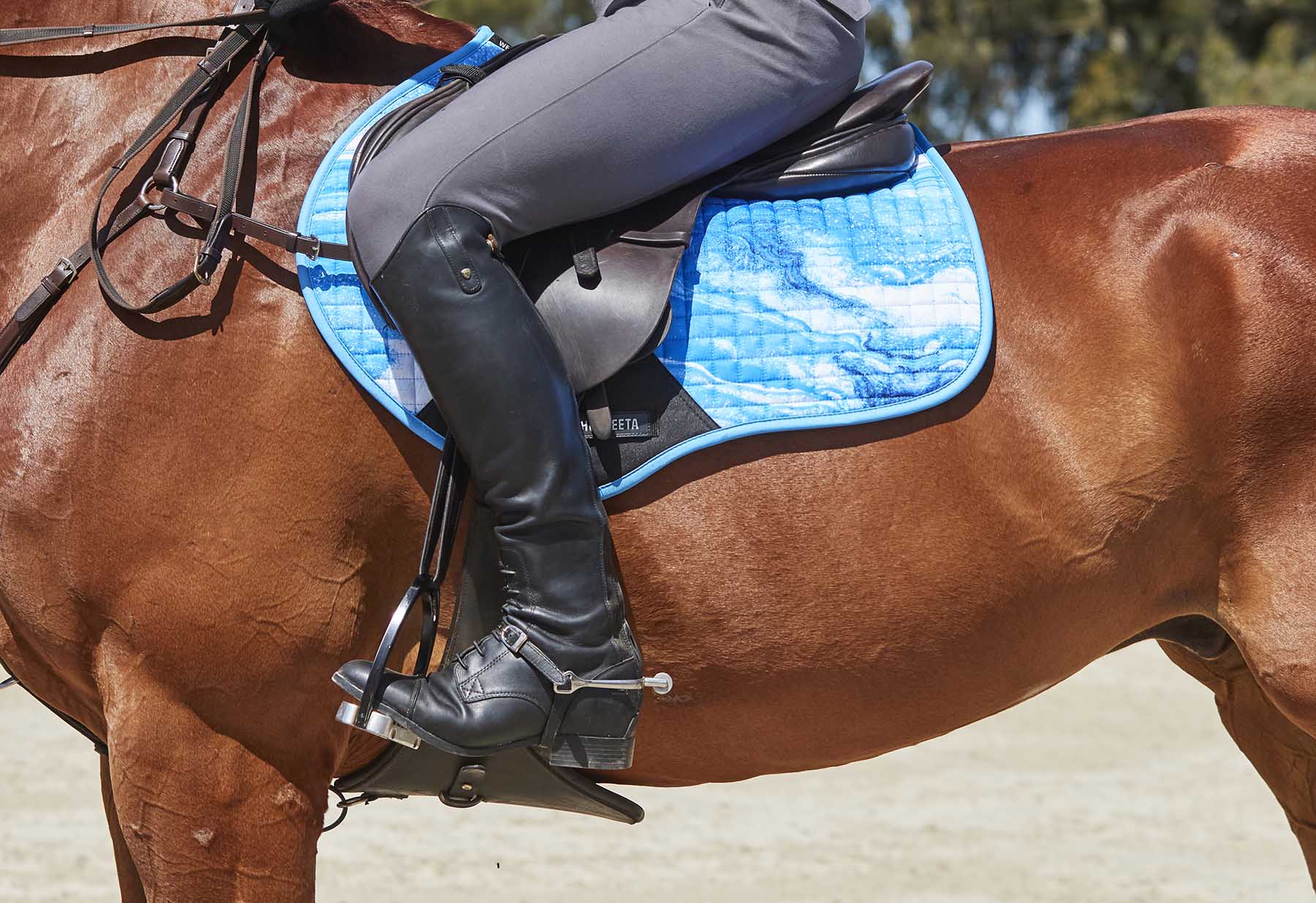 WeatherBeeta Prime Marble Jump Shaped Saddle Pad - Nail Gallerys