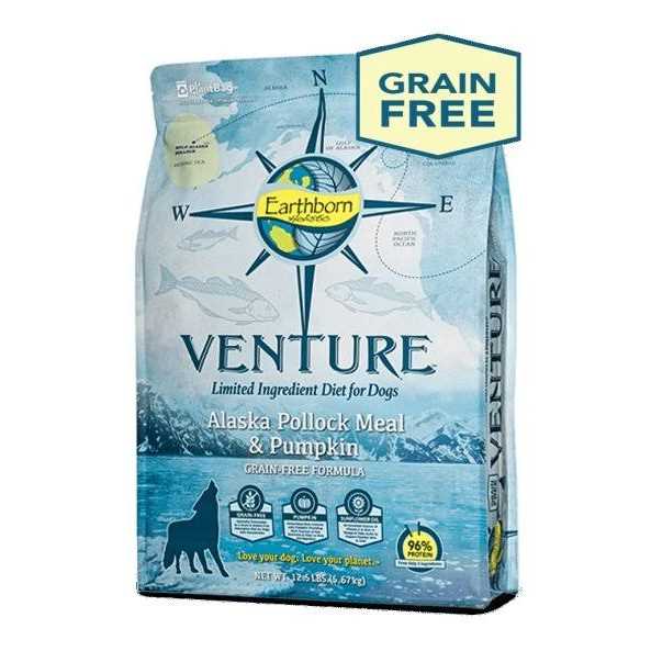 Earthborn Holistic Venture Limited Ingredient Alaska Pollock Meal & Pumpkin Grain-Free Dry Dog Food - Nail Gallerys