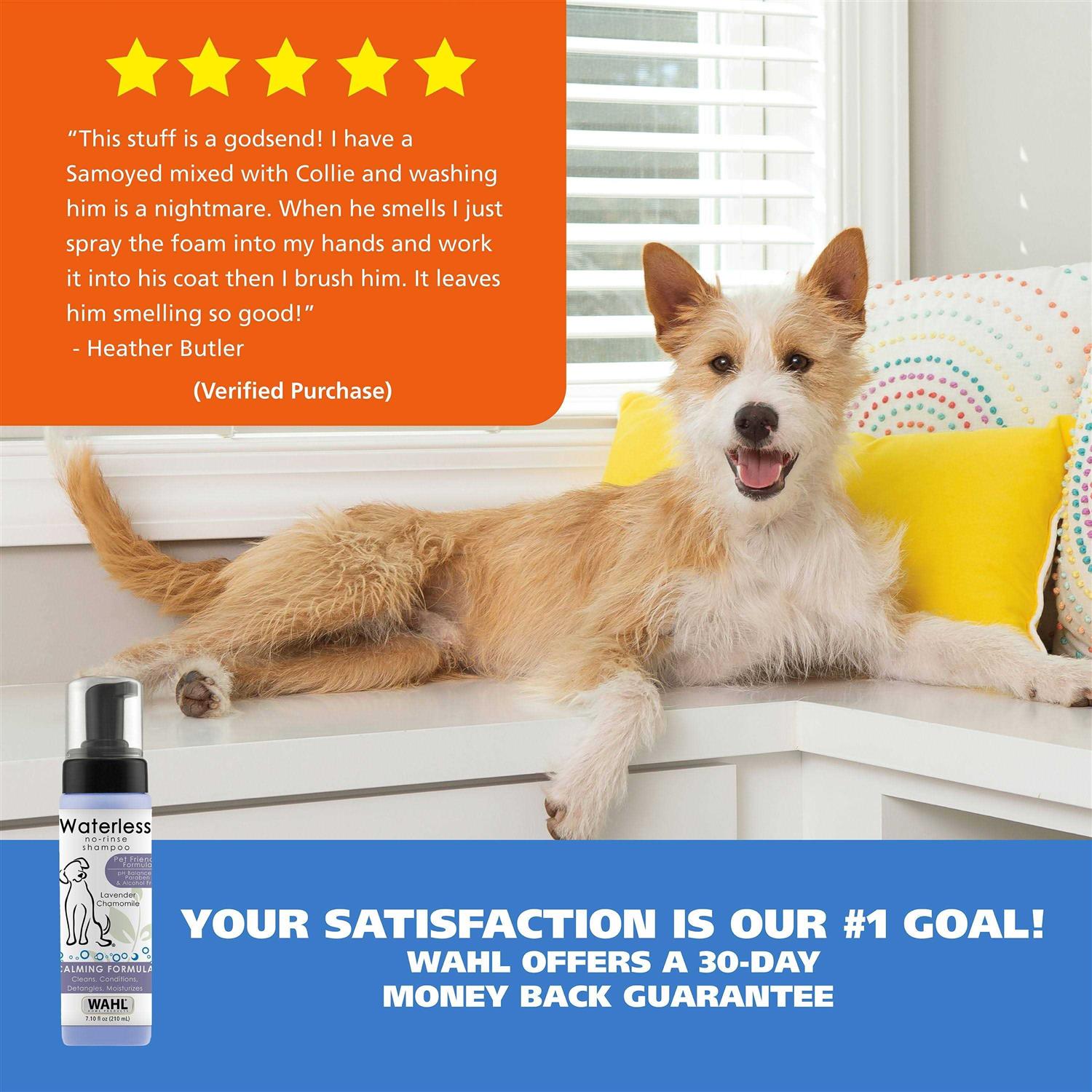 Wahl Waterless No Rinse Dog Shampoo Lavender Chamomile - Nail Gallerys