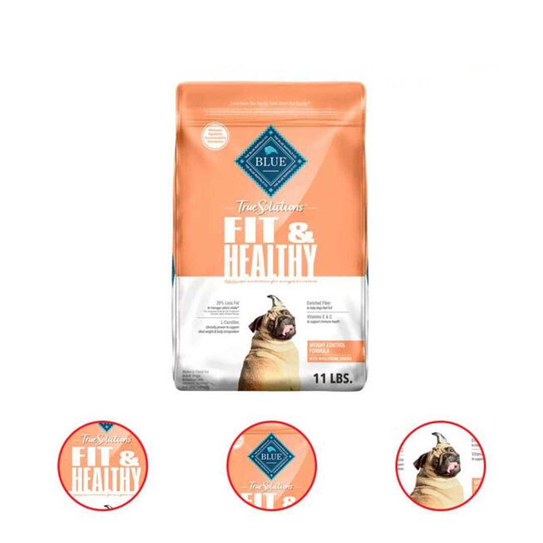 Blue Buffalo True Solutions Fit Healthy Weight Control Chicken Adult Dry Dog Food - Nail Gallerys