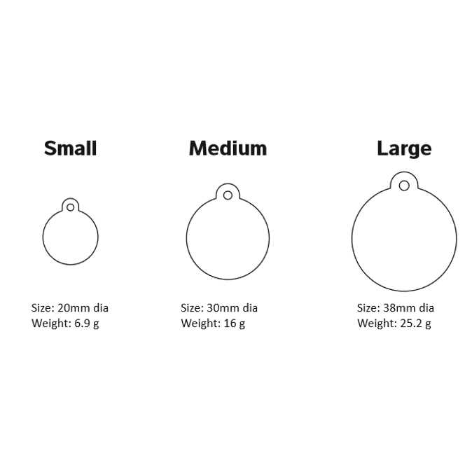 Red Dingo Glitter Stainless Steel Dog ID Tag — Paw Print - Nail Gallerys