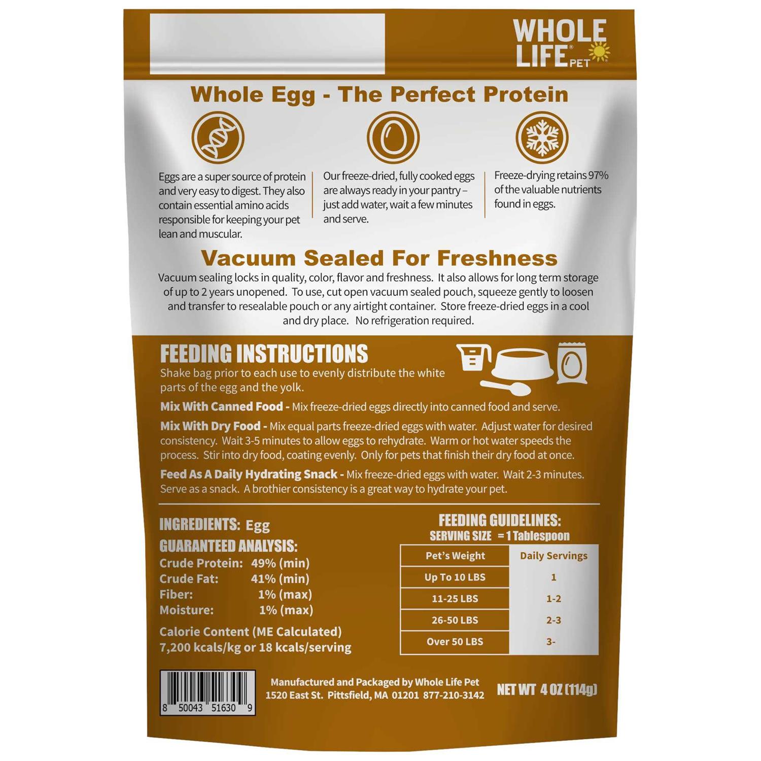 Whole Life Freeze-Dried Eggs Dog & Cat Treats - Nail Gallerys