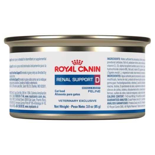 Royal Canin Veterinary Diet Feline Renal Support D Canned Food - Nail Gallerys
