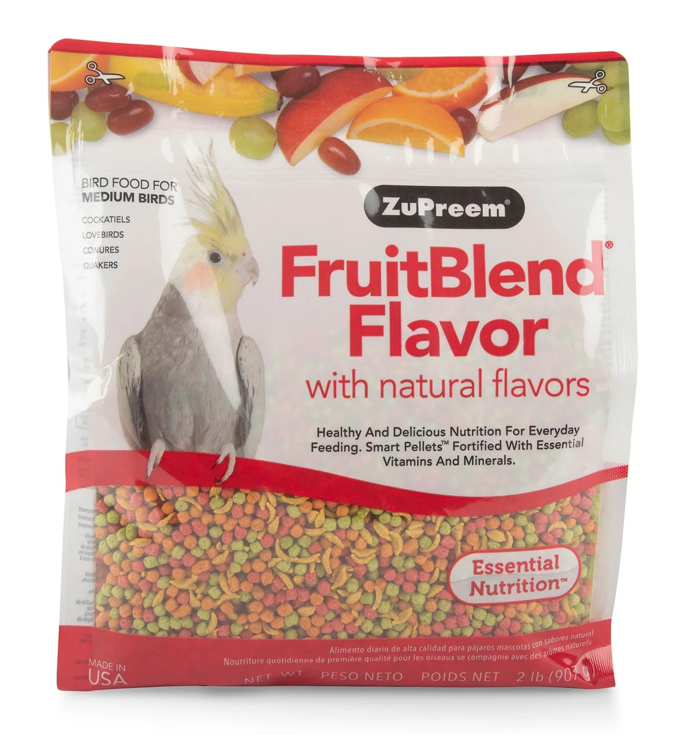 Zupreem FruitBlend Flavor Bird Food - Nail Gallerys