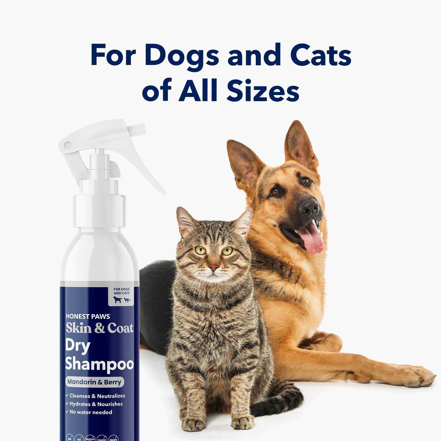 Honest Paws Dog Dry Shampoo Waterless No Rinse Foaming Formula Reducing Itch Cleanse Hydrate Nourish Dry Skin - Nail Gallerys