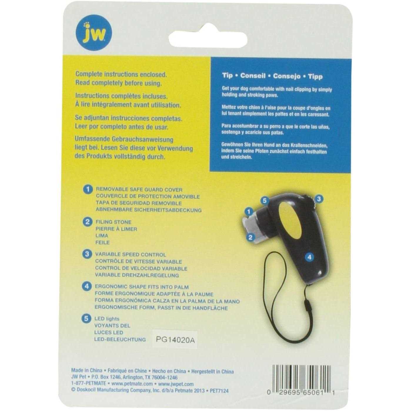 JW GripSoft Palm Nail Grinder for Dogs - Nail Gallerys