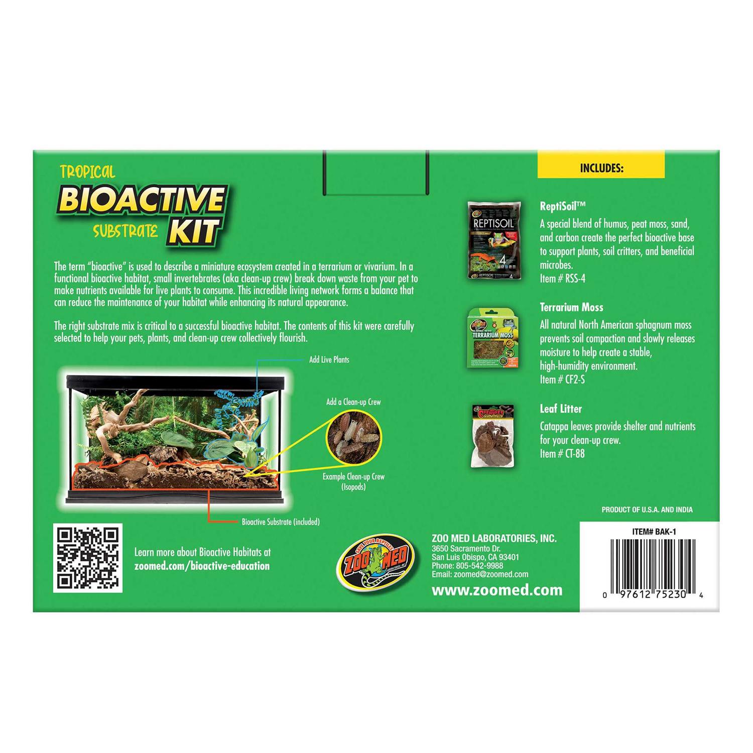 Zoo Med Tropical Bioactive Substrate Kit - Nail Gallerys