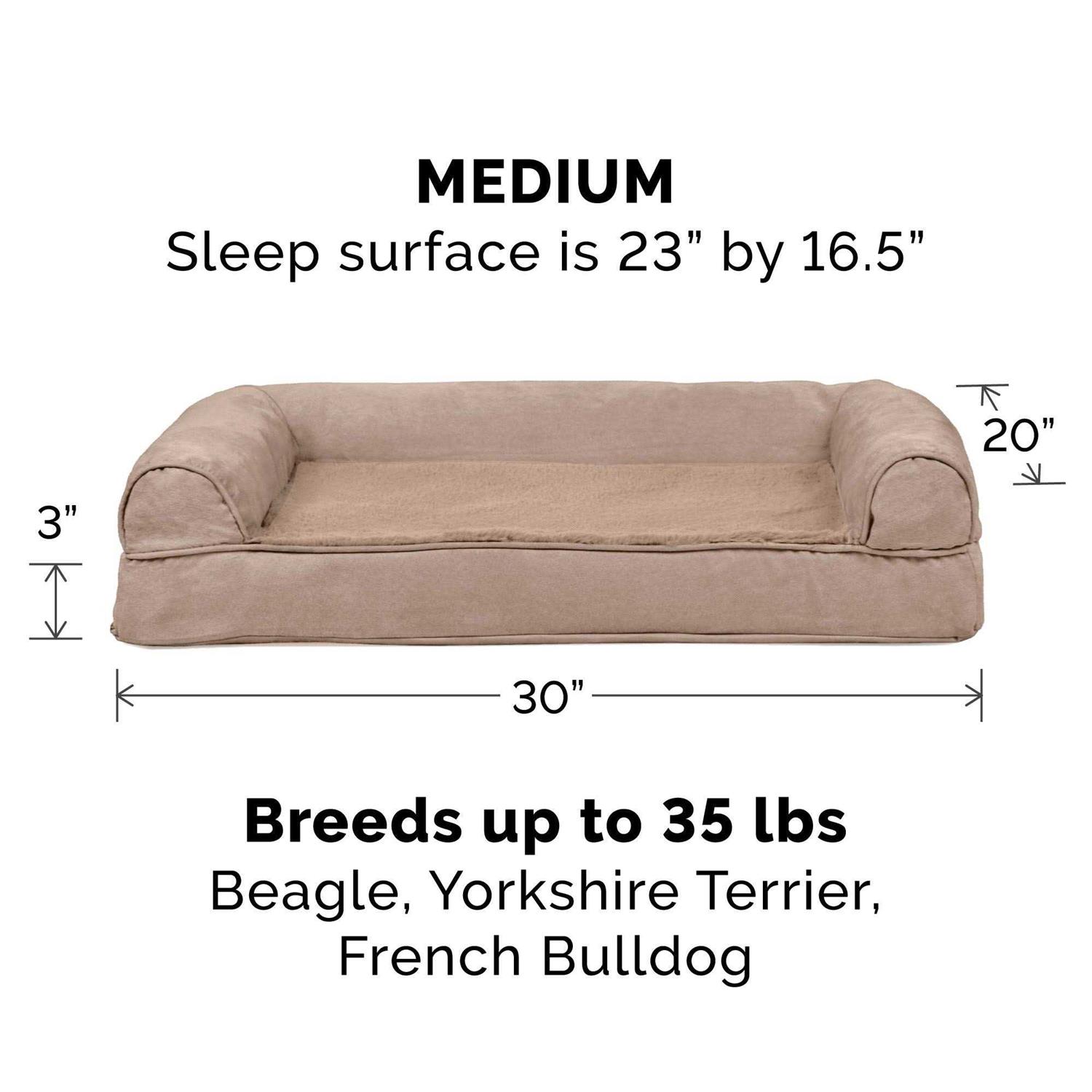 FurHaven Orthopedic Sofa Pet Bed Dog - Nail Gallerys