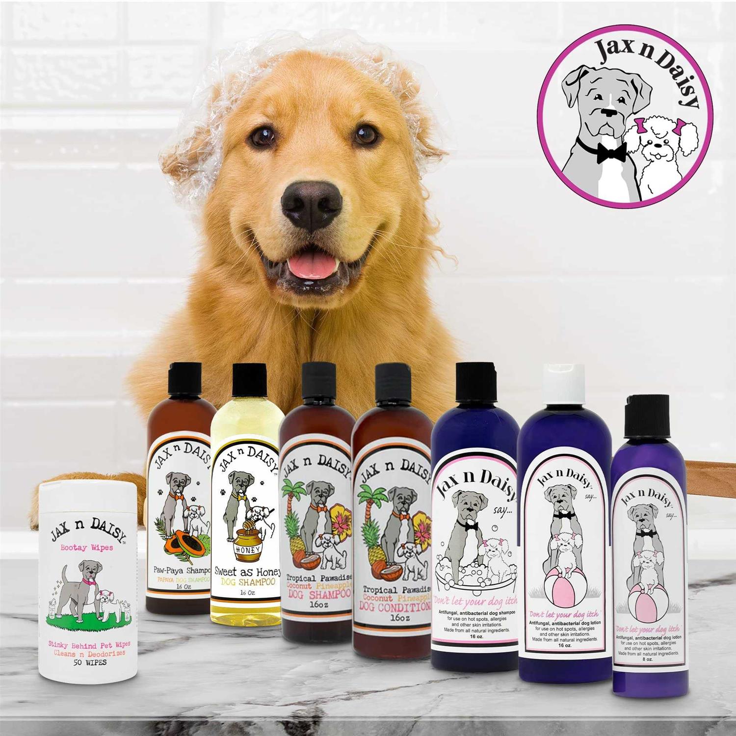 Jax N Daisy Itch Relief Shampoo and Lotion Dog Shampoo Sensitive Skin, Itch Relief for Dogs, and Dog Lotion - Nail Gallerys