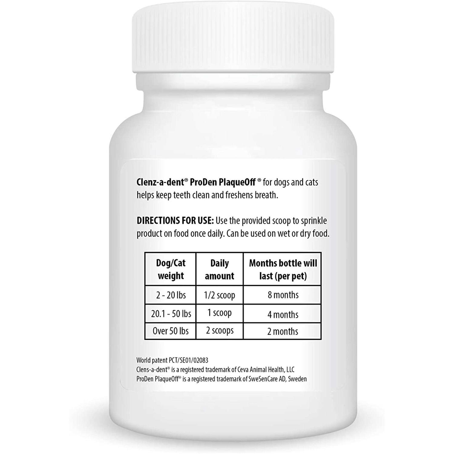 Clenz-A-Dent Food Additive PlaqueOff - Nail Gallerys