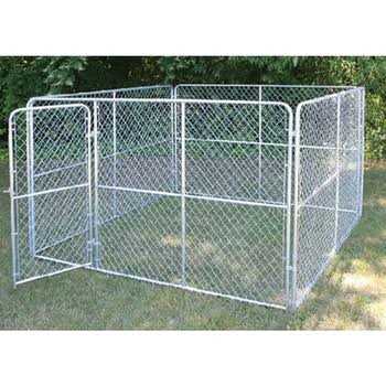Stephens Pipe & Steel LLC Dog Kennel System Gold Series 10 x 10 x 6-ft. DKA11010 - Nail Gallerys