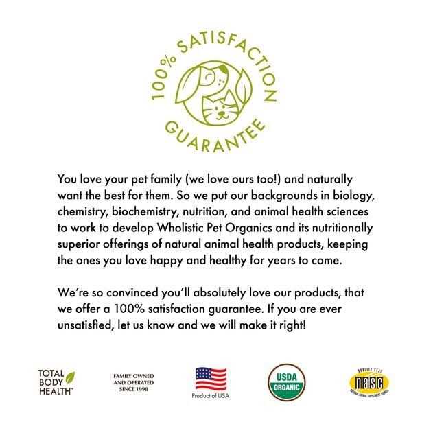 Wholistic Pet Organics Organic Feline Complete Pumpkin Enhanced Powder Daily Multivitamin for Cats - Nail Gallerys