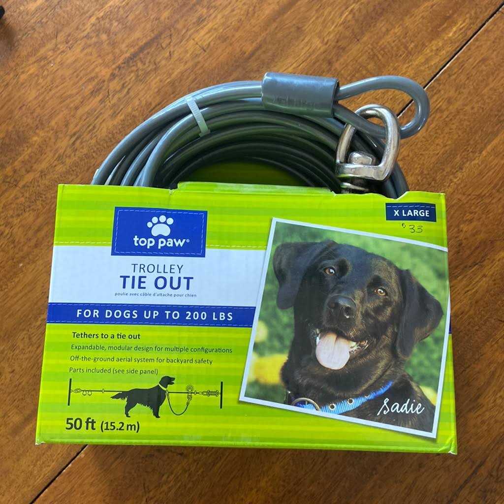 Top Paw Trolley Dog Tie Out - Nail Gallerys