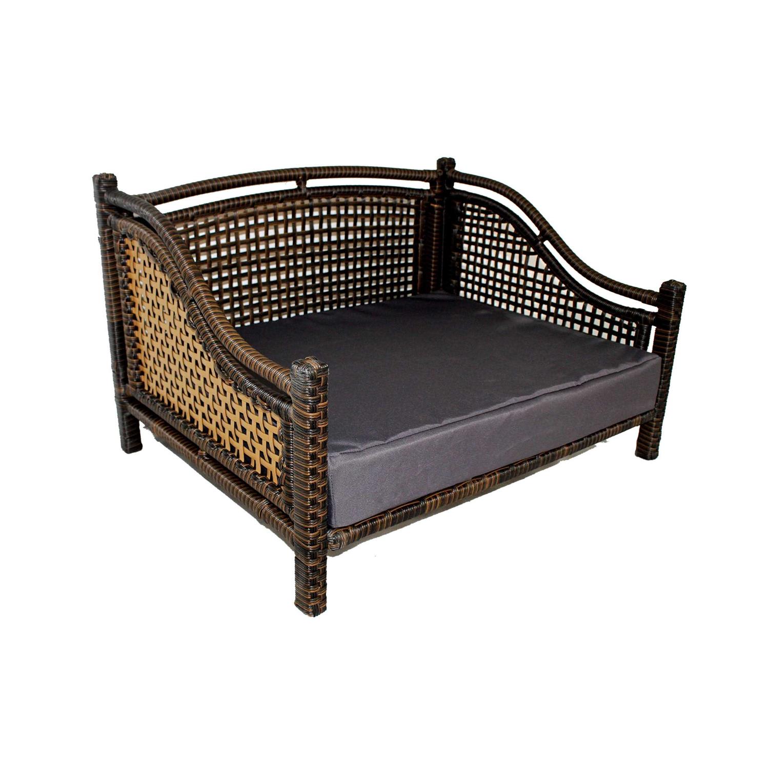 Iconic Pet Maharaja Rattan Indoor/Outdoor Pet Bed - Nail Gallerys