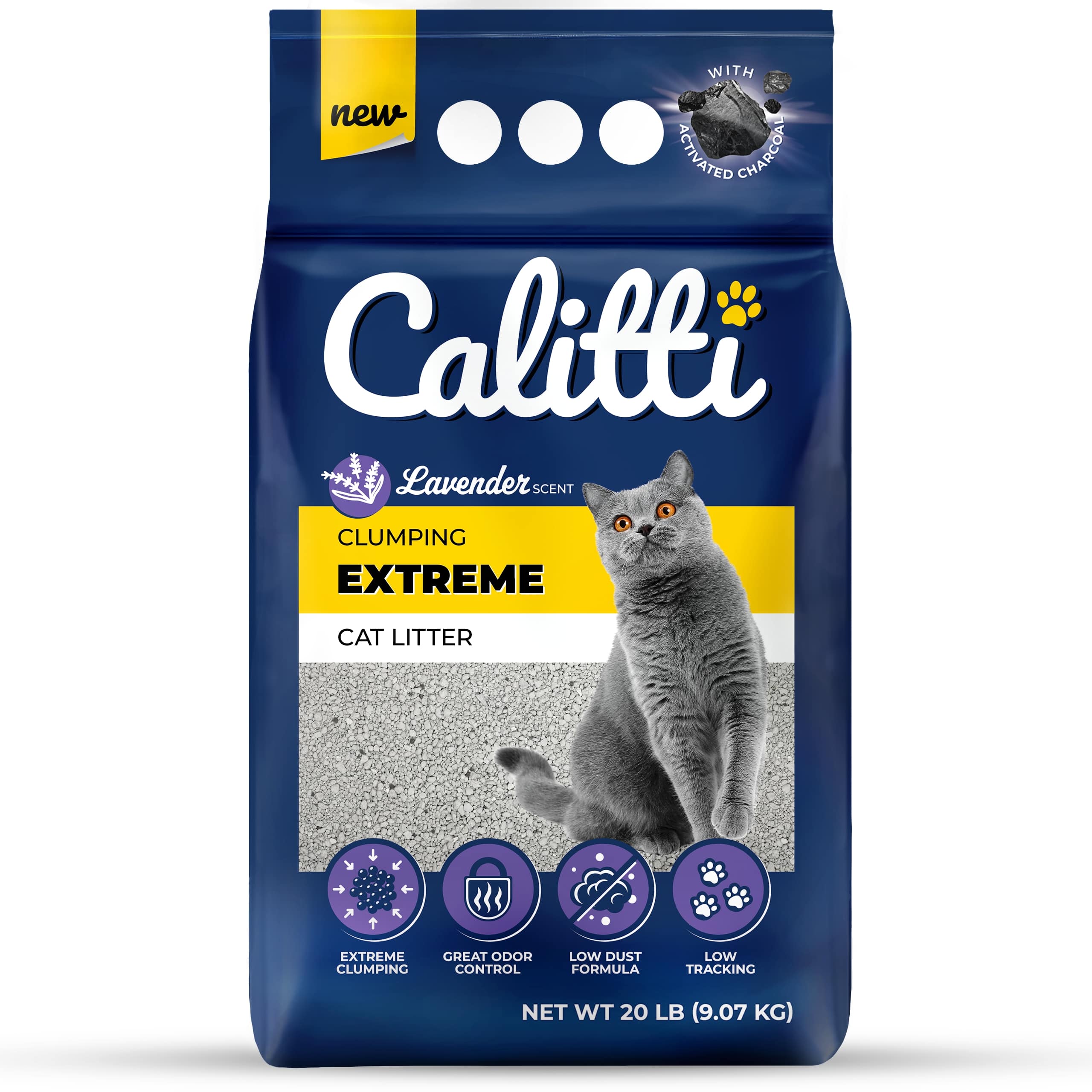 Calitti Extreme Clumping Cat Litter, 20 lbs - Nail Gallerys