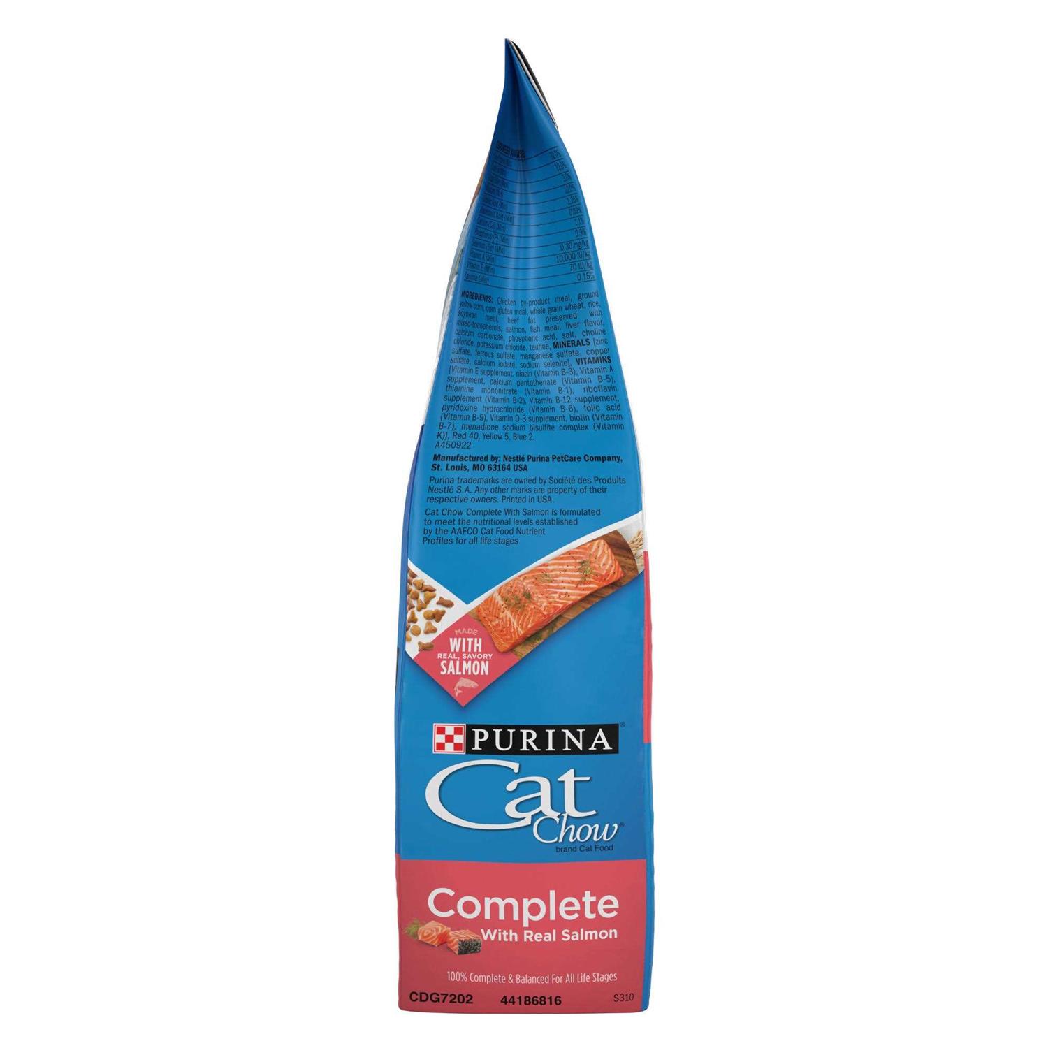 Purina Cat Chow Complete Salmon High Protein Dry Cat Food - Nail Gallerys
