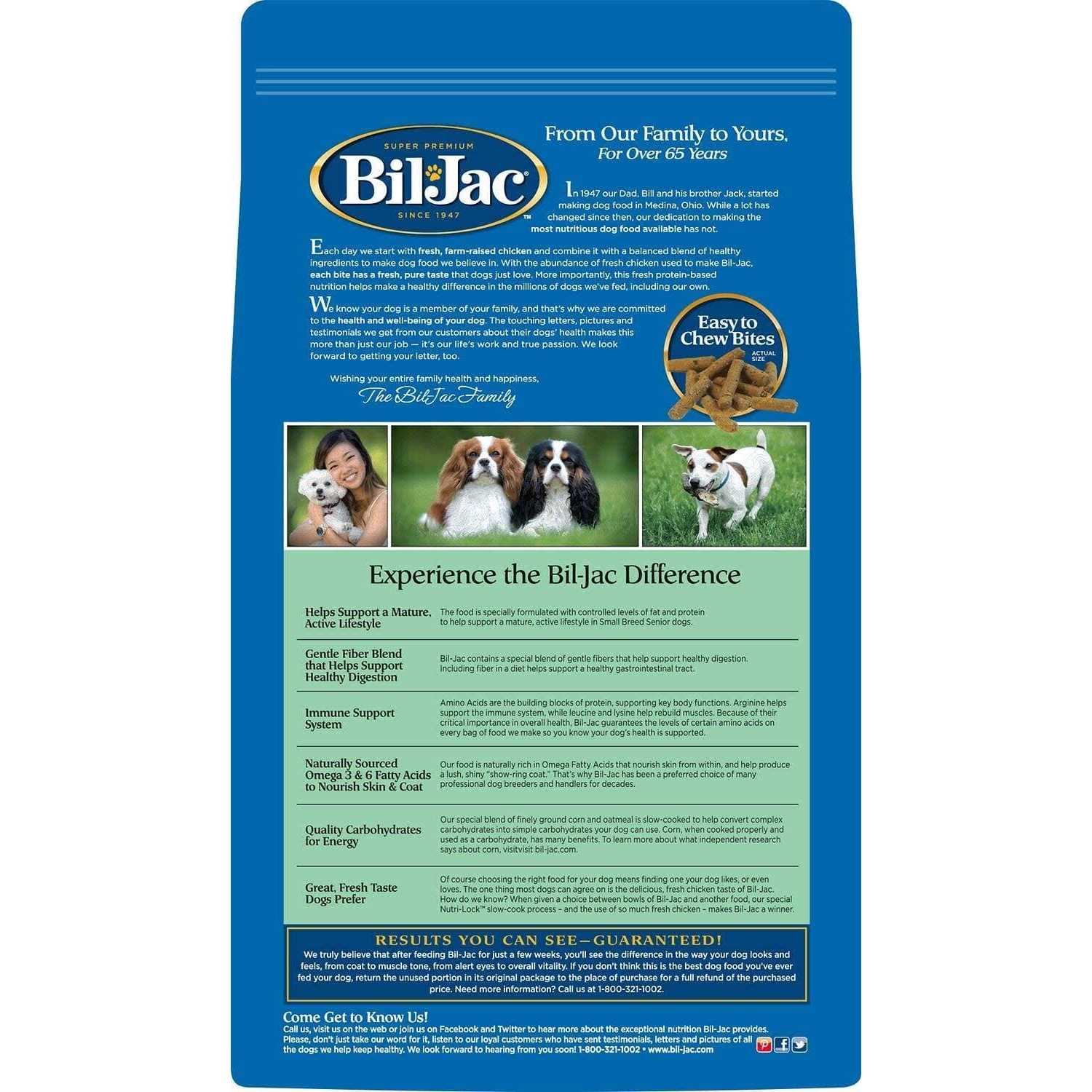 Bil-Jac Small Breed Senior Dry Dog Food - Nail Gallerys