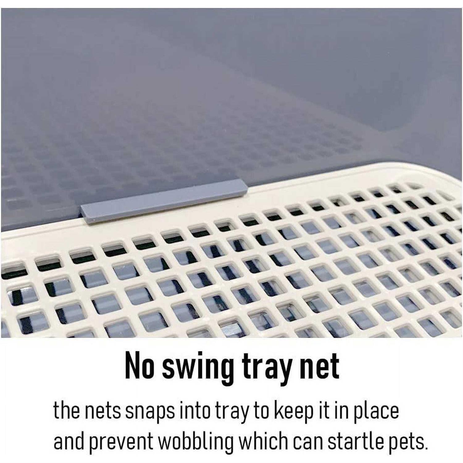 PS KOREA Indoor Dog Potty Tray with Protection Wall Every Side for No Leak, Spill, Accident - Nail Gallerys