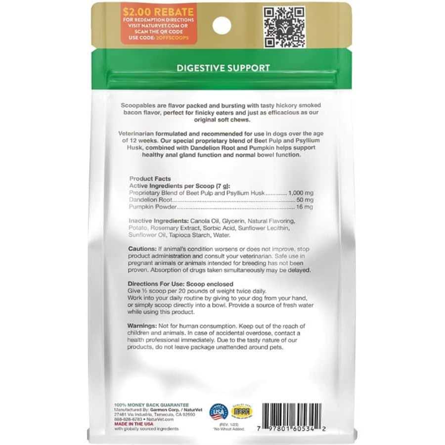 NaturVet Scoopables No Scoot Anal Gland Support - Nail Gallerys