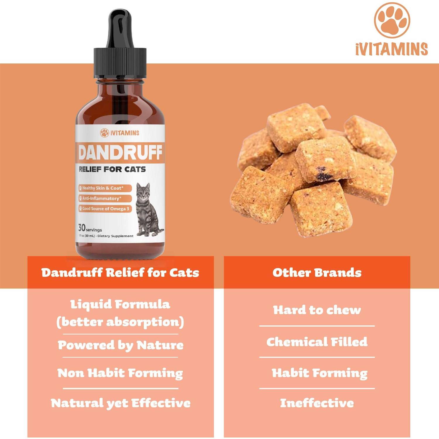 Cat Dandruff Treatment Salmon Oil for Cat Naturally Supports a Health Skin & Coat - Nail Gallerys
