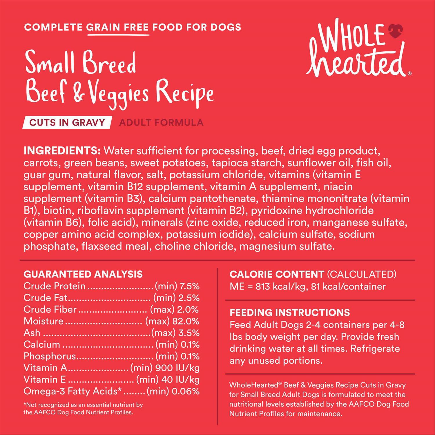 WholeHearted Grain Free Cuts in Gravy Adult Wet Dog Food Variety Pack - Nail Gallerys