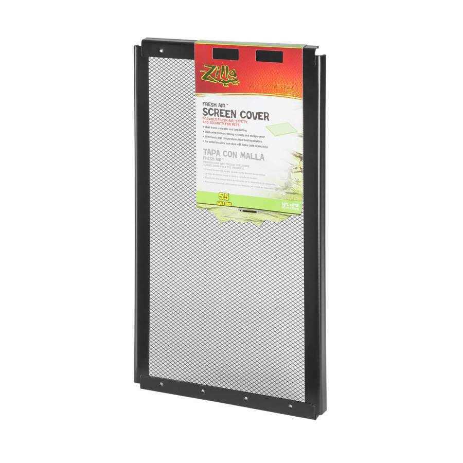Zilla Fresh Air Screen Cover with Center Hinge 20 x 10 Inch - Nail Gallerys
