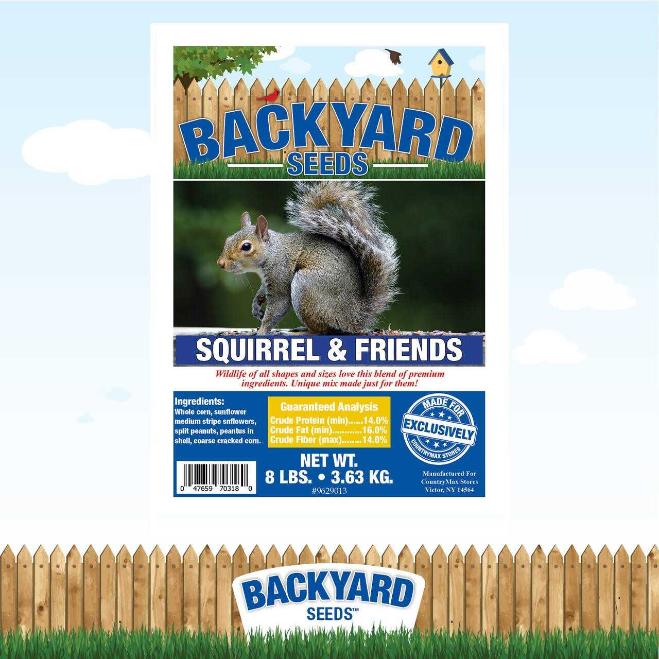 Backyard Seeds Squirrel & Friends Wildlife Mix - Nail Gallerys