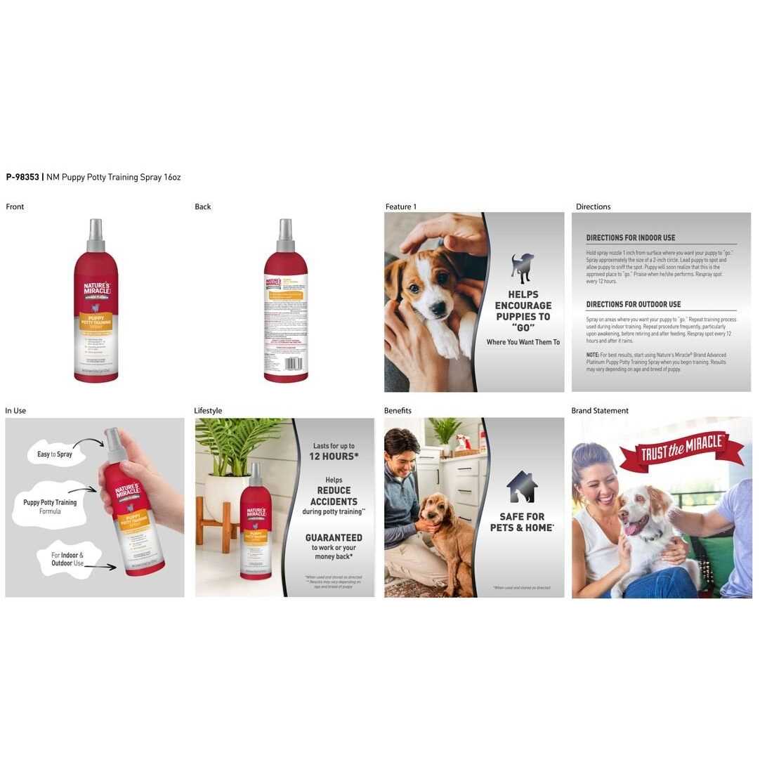Nature’s Miracle Advanced Platinum Puppy Potty Training Spray - Nail Gallerys