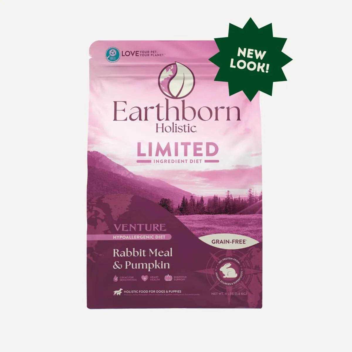 Earthborn Holistic Venture Grain Free Rabbit Meal Pumpkin Dry Dog Food - Nail Gallerys