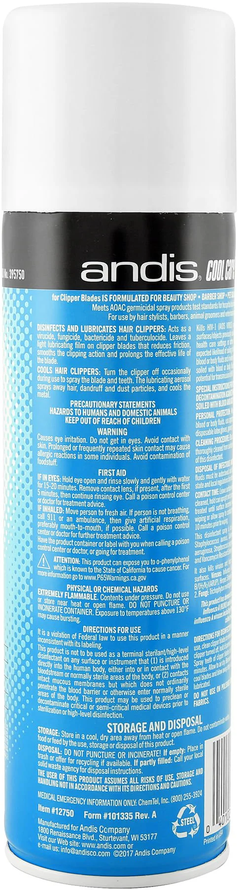 Andis Cool Care Plus, 15.5 oz - Nail Gallerys
