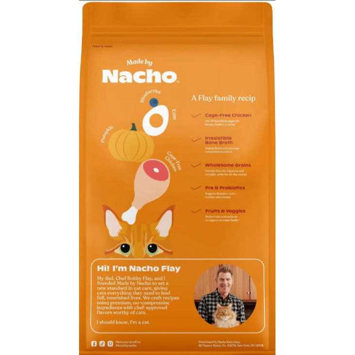 Made by Nacho Bone Broth Infused Cage-Free Chicken & Pumpkin Recipe Dry Cat Food - Nail Gallerys