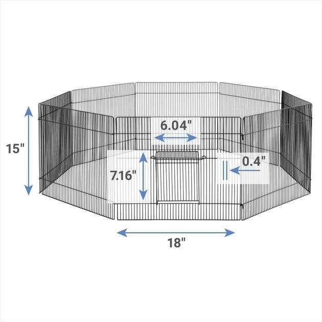 Frisco Wire Small Pet Playpen with Door - Nail Gallerys