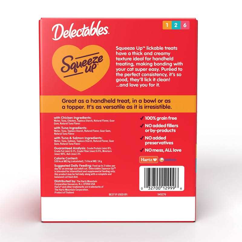 Delectables Squeeze Up Cat Treats Variety Pack - Nail Gallerys