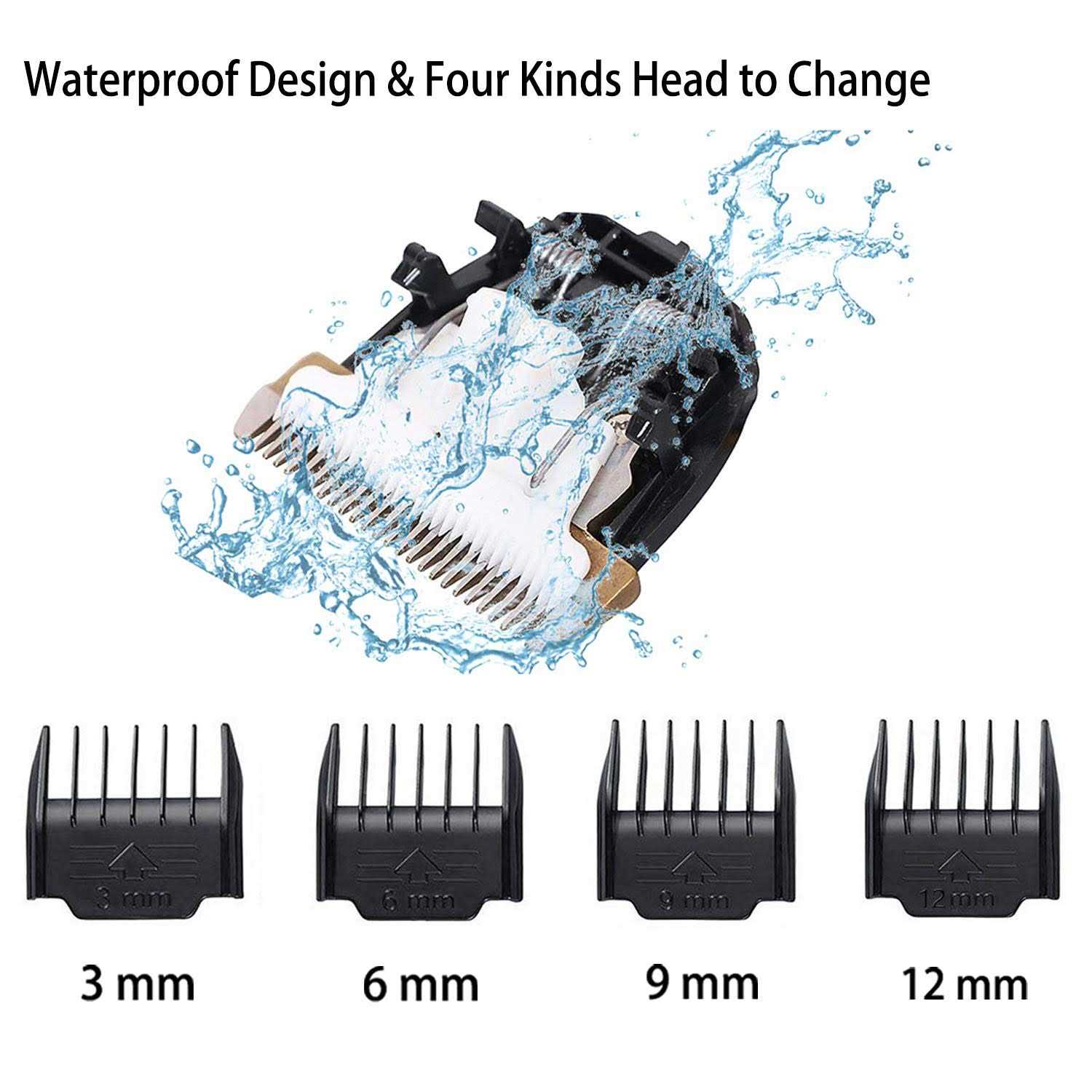 Highdas Dog Grooming Kit Clippers Low Noise Electric Quiet Rechargeable Cordless - Nail Gallerys