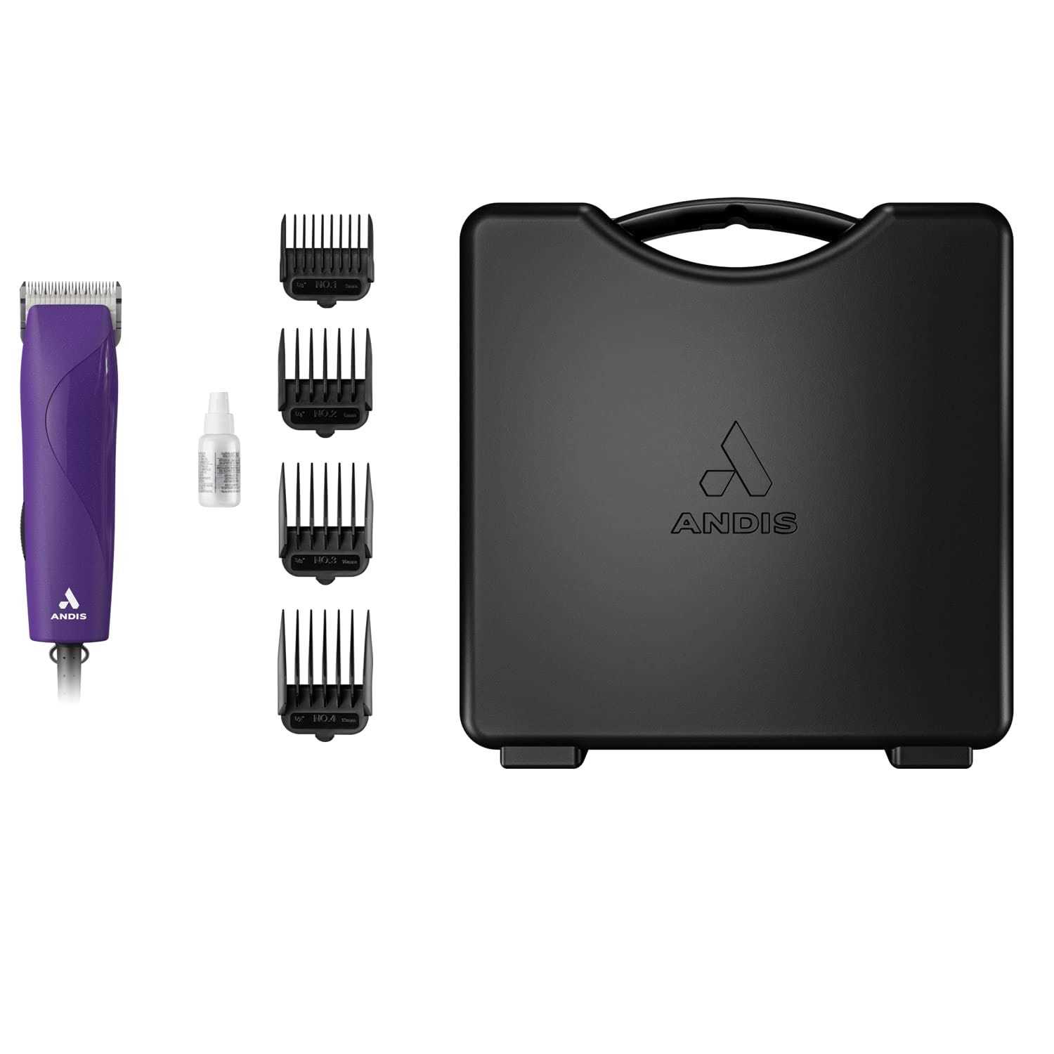Andis 24820 EasyClip Professional-Animal 7-Piece Detachable Ceramic Blade Clipper Kit - Nail Gallerys